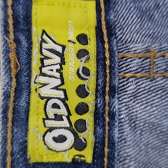 Old Navy Blue Faded Straight Leg Jeans Boys 14 - Picture 4 of 14